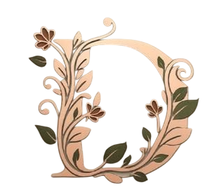 Dauraa floral D logo