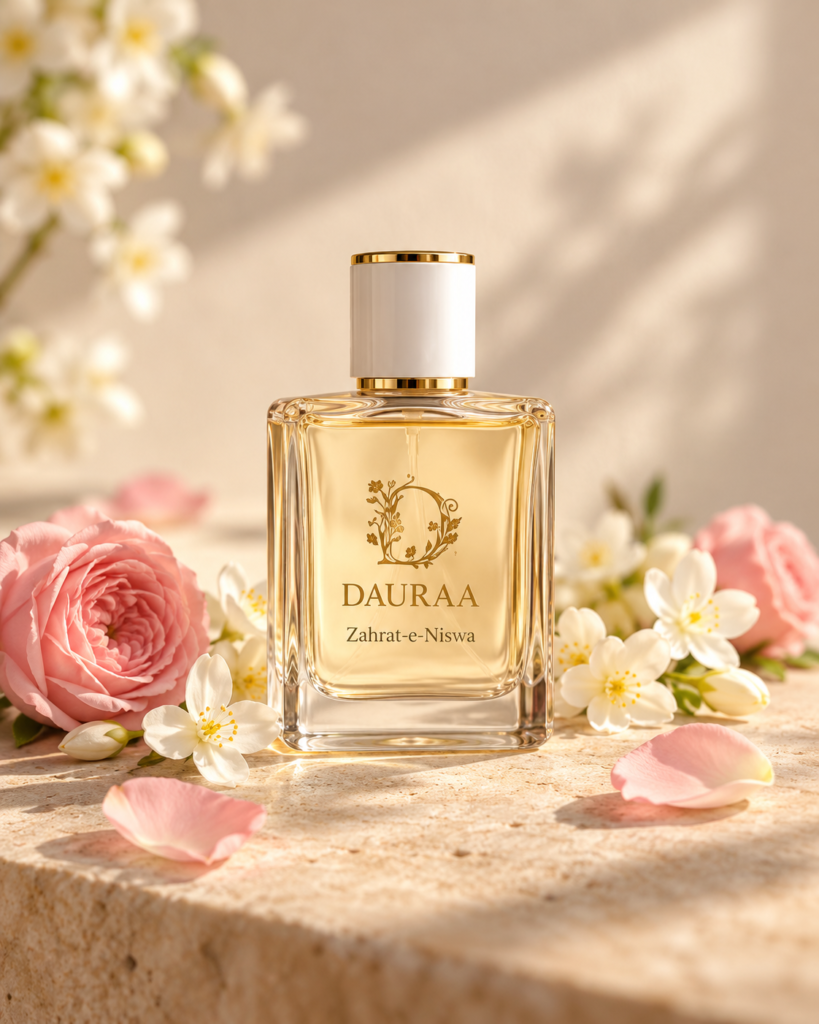 Dauraa Zahrat-e-Niswa perfume with fragrance botanicals